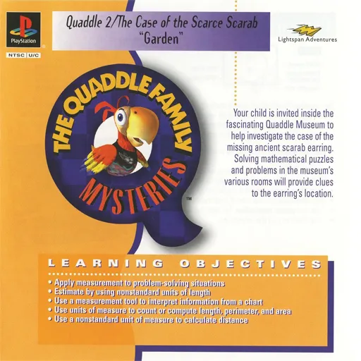 Quaddle Family Mysteries, The 2 - The Case of the Scarce Scarab - Garden (USA)